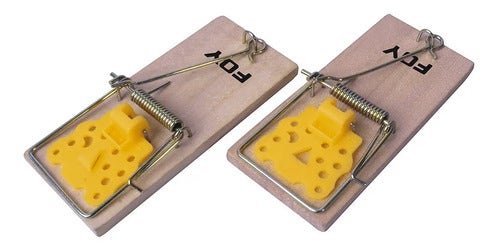 2 Trampas Type Clip 4.5x10cm Wood P/ Ratones Foy | CMC Pharmacy Cabo Delivery in Cabo 2 Trampas Type Clip 4.5x10cm Wood P/ Ratones Foy