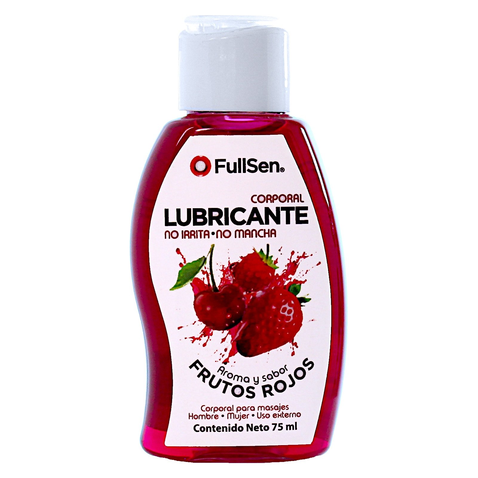 FullSen Lubricant Base Water Scent & Flavor Frutos Rojos 75 ml | CMC Pharmacy Cabo Delivery in Cabo FullSen Lubricant Base Water Scent & Flavor Frutos Rojos 75 ml