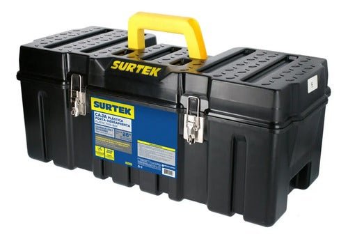 Box Porta Herramienta Plastica Surtek Cps26 Organizadora Color Black | CMC Pharmacy Cabo Delivery in Cabo Box Porta Herramienta Plastica Surtek Cps26 Organizadora Color Black