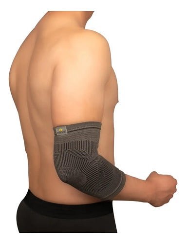 Elbow Support Fiber Charcoal Bamboo Elastic Black Benesta | CMC Pharmacy Cabo Delivery in Cabo Elbow Support Fiber Charcoal Bamboo Elastic Black Benesta