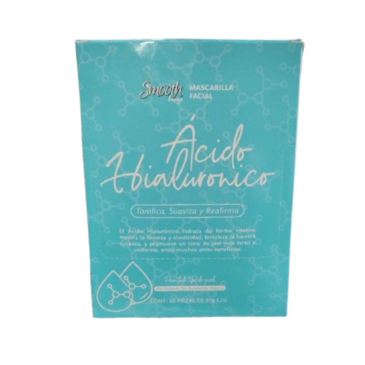 10pack Smooth Breeze Mask Facial Hyaluronic Acid 30g | CMC Pharmacy Cabo Delivery in Cabo 10pack Smooth Breeze Mask Facial Hyaluronic Acid 30g