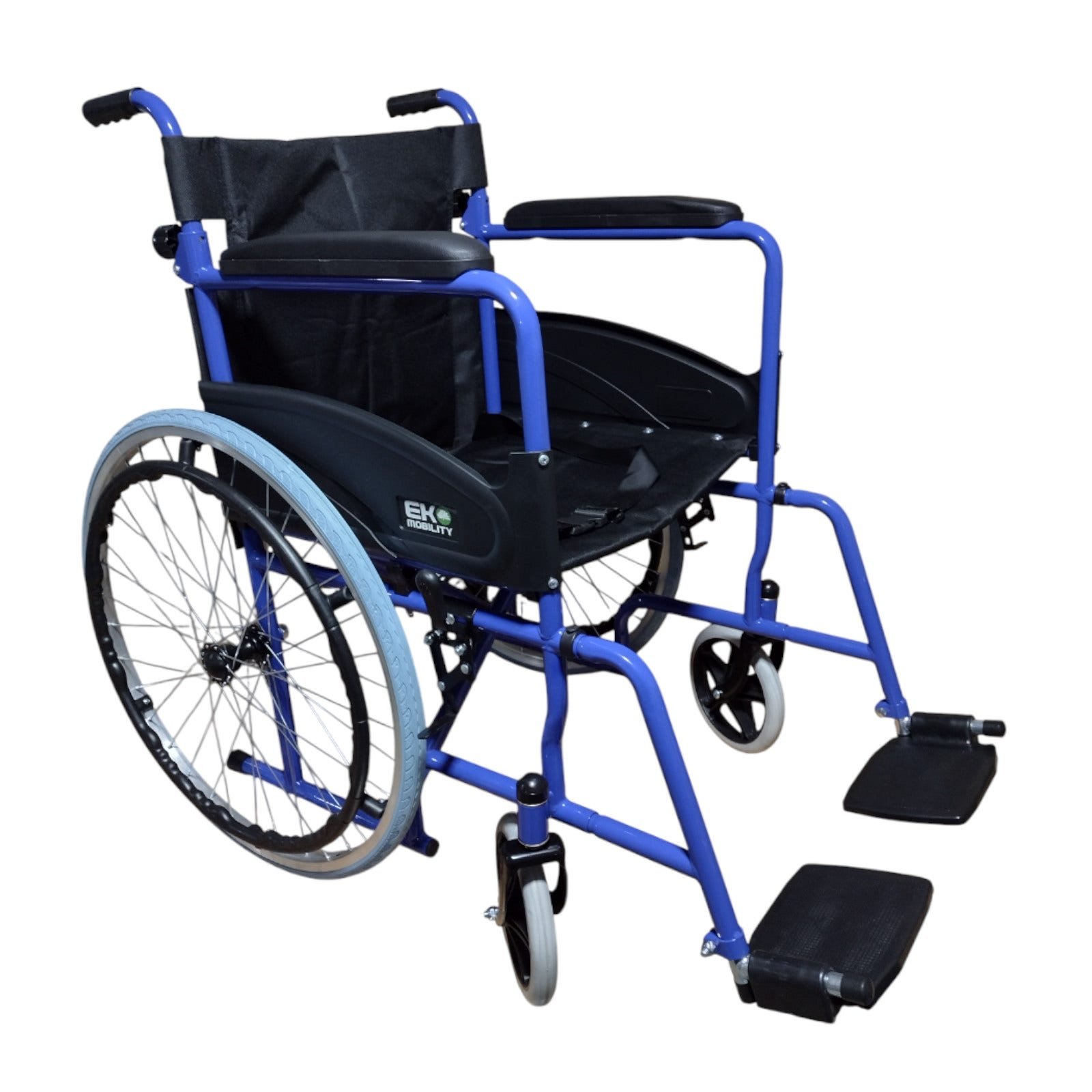 Wheelchair Respaldo Abatible Descansapies Desmontables Blue | CMC Pharmacy Cabo Delivery in Cabo Wheelchair Respaldo Abatible Descansapies Desmontables Blue