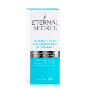 FACIAL SCRUB WITH VITAMIN E MICROSPHERES ETERNAL SECRET 60GR 1 PIECE
