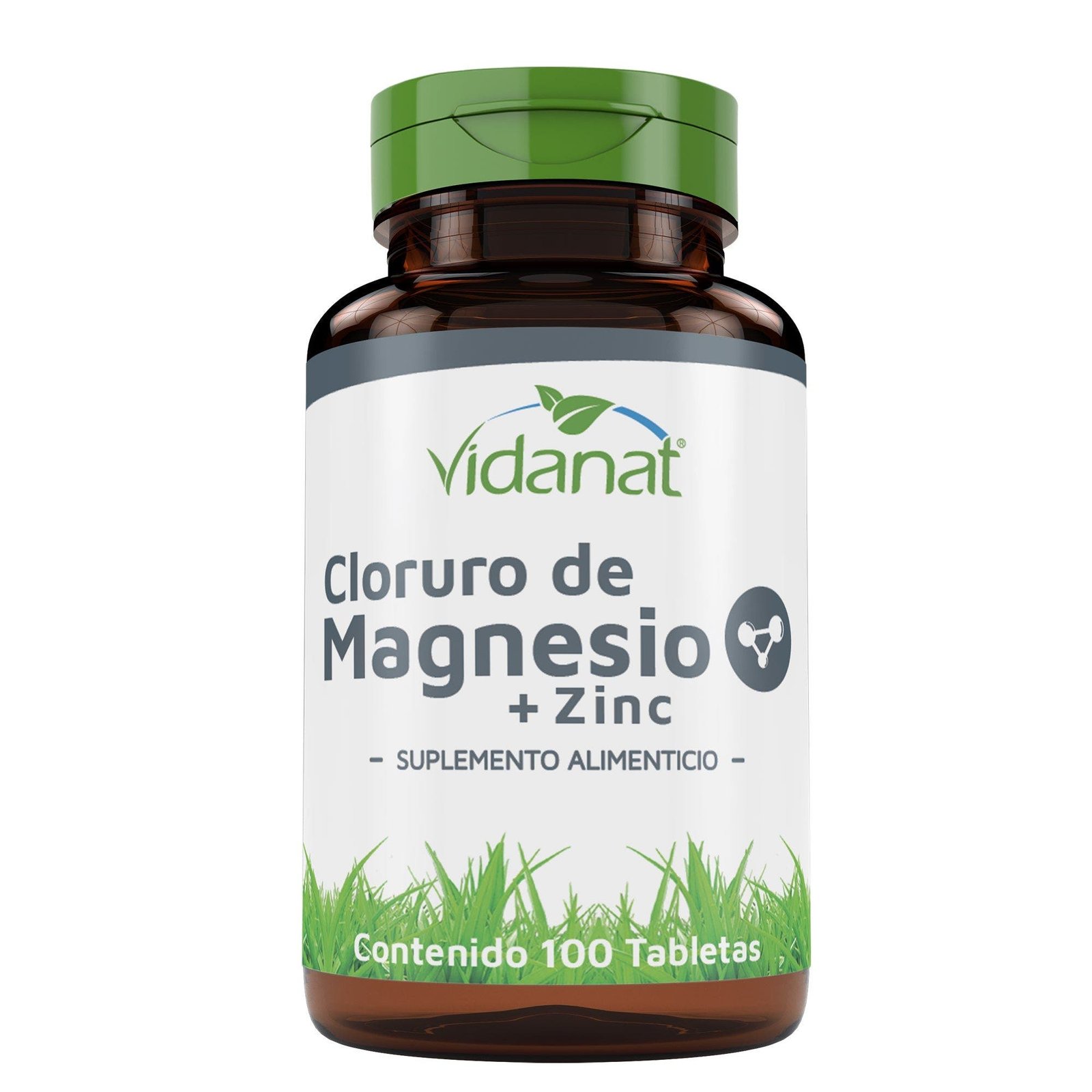 Vidanat Dietary Supplement Cloruro Magnesium Cloruro Magnesium Plus Zinc 100 Tablets | CMC Pharmacy Cabo Delivery in Cabo Vidanat Dietary Supplement Cloruro Magnesium Cloruro Magnesium Plus Zinc 100 Tablets