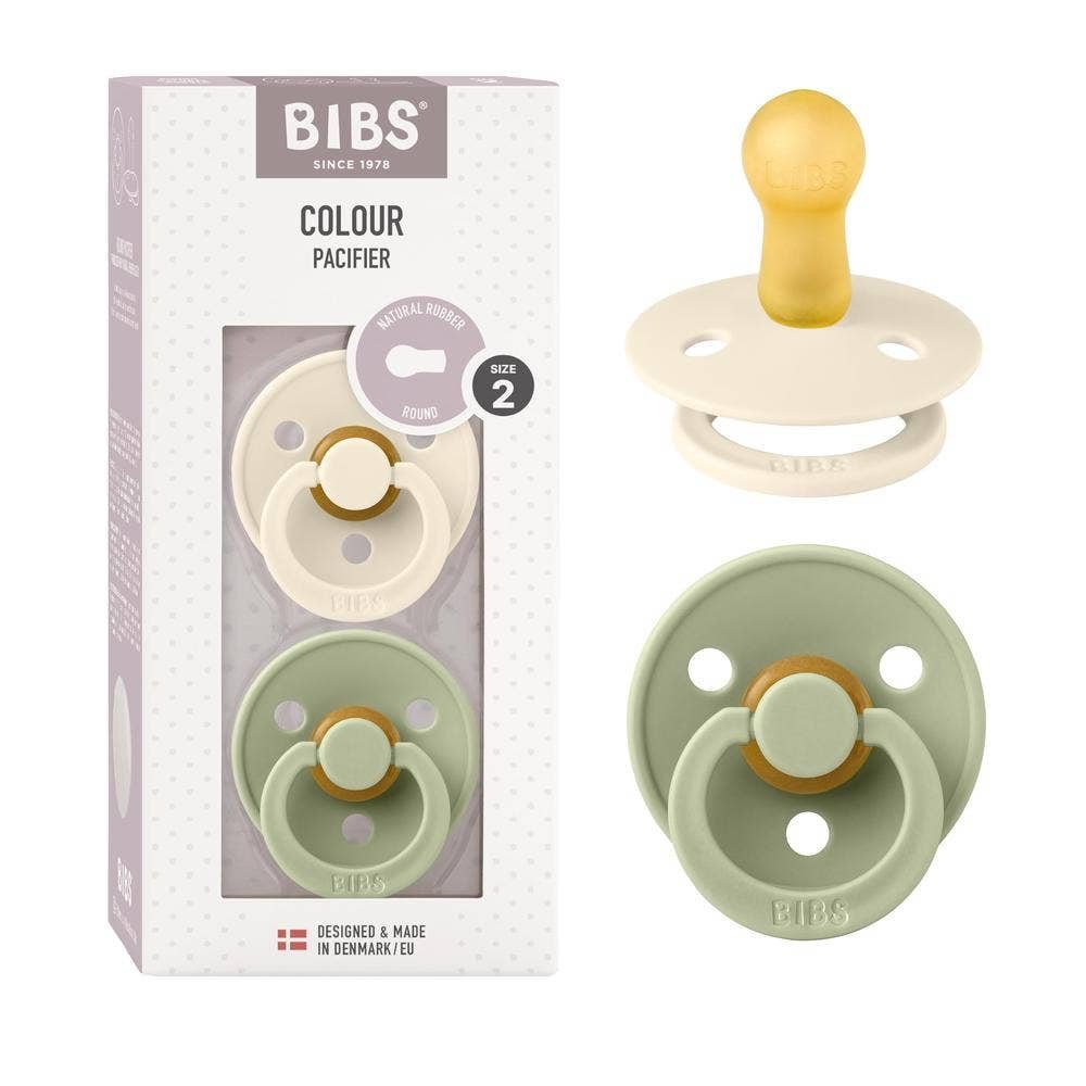 Chupones BIBS Ivory Sage Tetina Redonda Latex Natural Talle 2 6 a 18 Months | CMC Pharmacy Cabo Delivery in Cabo Chupones BIBS Ivory Sage Tetina Redonda Latex Natural Talle 2 6 a 18 Months