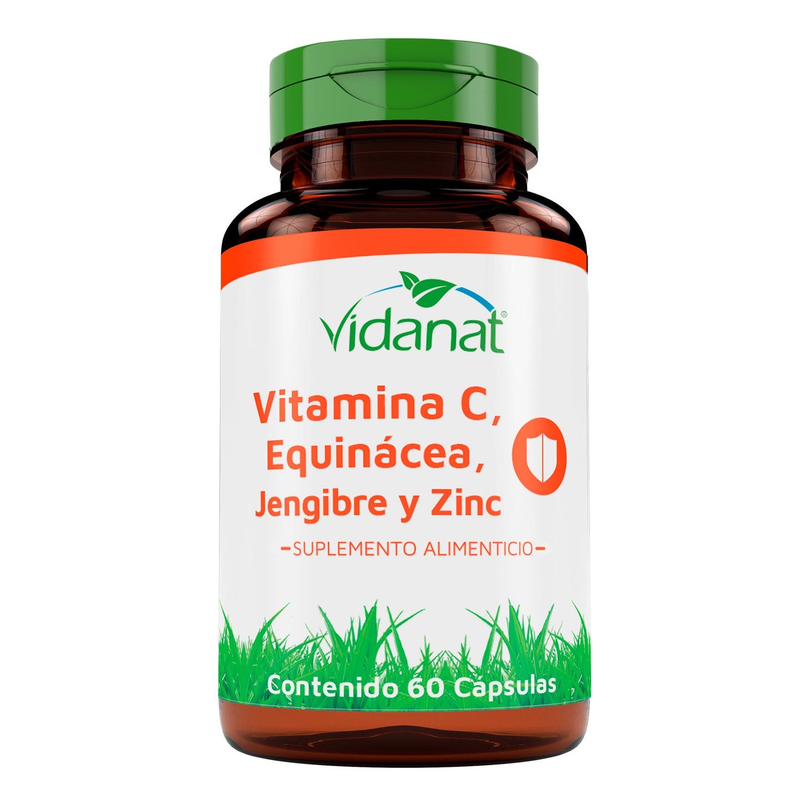 Vitamin C Equinacea Ginger & Zinc 60 Cap | CMC Pharmacy Cabo Delivery in Cabo Vitamin C Equinacea Ginger & Zinc 60 Cap
