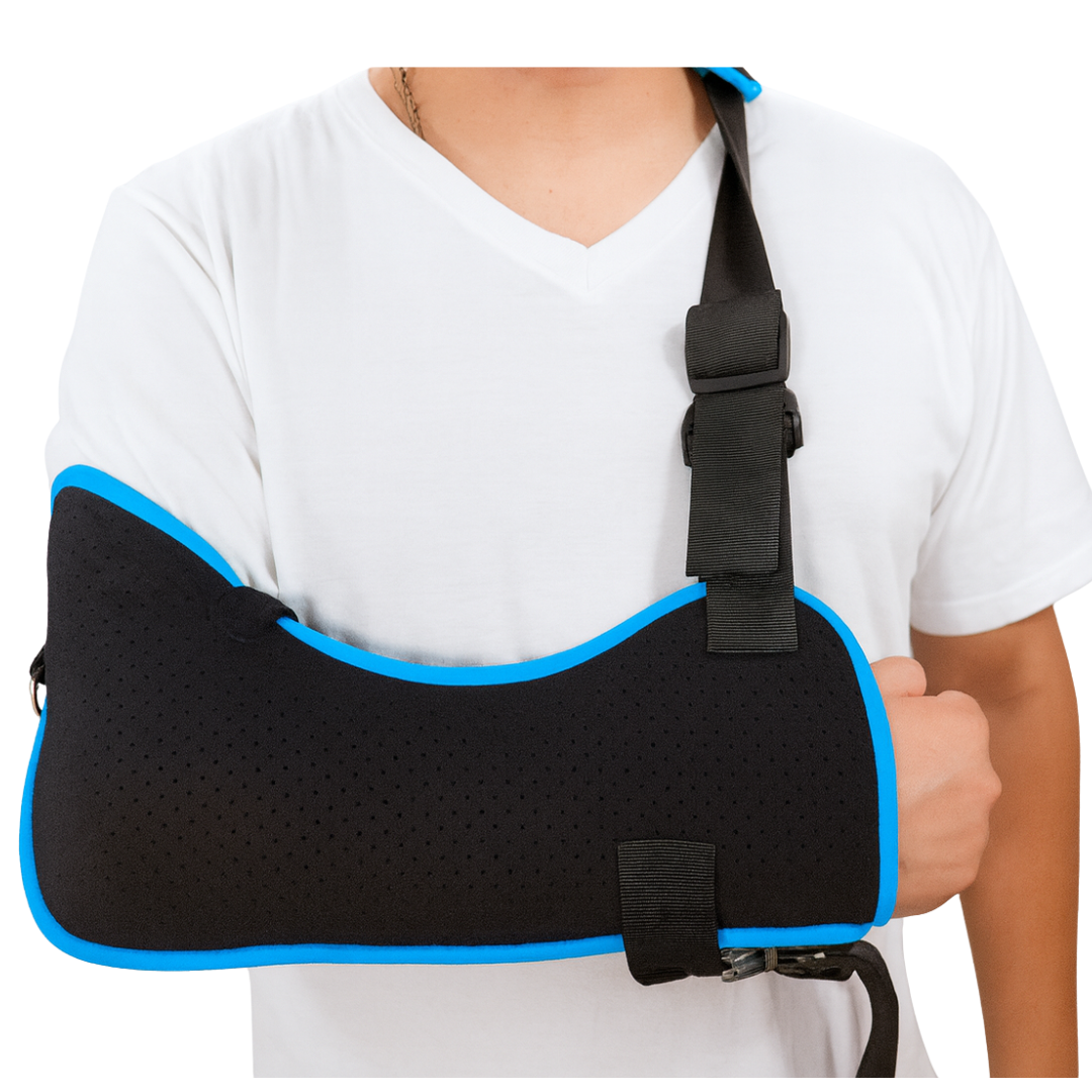 Arm Sling Orthopedic Universal for Adult – Immobilizer Arm & Shoulder for Fractura, Luxación o Lesión, Adjustable & Comfortable EQMED | CMC Pharmacy Cabo Delivery in Cabo Arm Sling Orthopedic Universal for Adult – Immobilizer Arm & Shoulder for Fractura, Luxación o Lesión, Adjustable & Comfortable EQMED