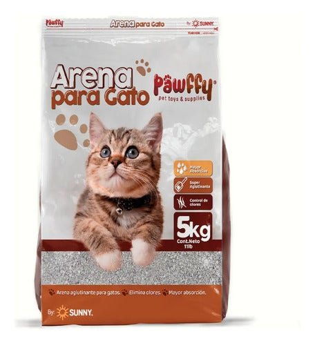Litter for Cat Pawffy without Scent 5 Kg | CMC Pharmacy Cabo Delivery in Cabo Litter for Cat Pawffy without Scent 5 Kg