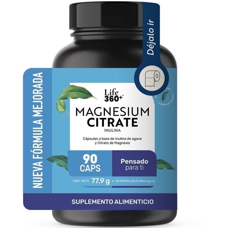 LIFE 360+ Citrato Magnesium | Alta Absorption | 90 Capsules | CMC Pharmacy Cabo Delivery in Cabo LIFE 360+ Citrato Magnesium | Alta Absorption | 90 Capsules