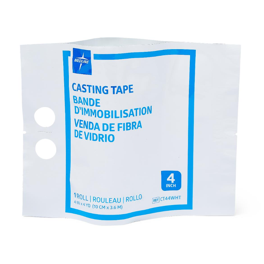 Bandage Fiber Glass Medline 4"x4 Yd / 10x3.6mts White 1 Pza | CMC Pharmacy Cabo Delivery in Cabo Bandage Fiber Glass Medline 4"x4 Yd / 10x3.6mts White 1 Pza