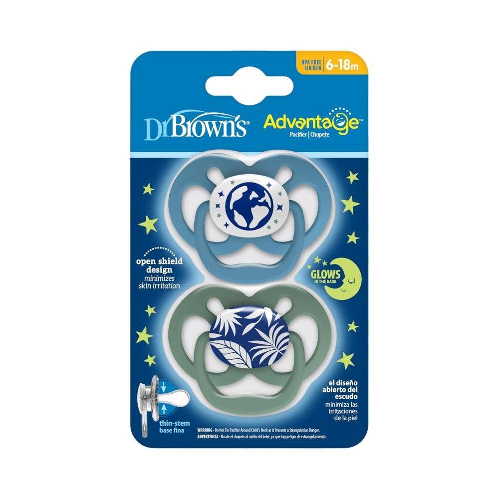 Pacifier advantage Overnight Boy Stage 2 2-pack | CMC Pharmacy Cabo Delivery in Cabo Pacifier advantage Overnight Boy Stage 2 2-pack