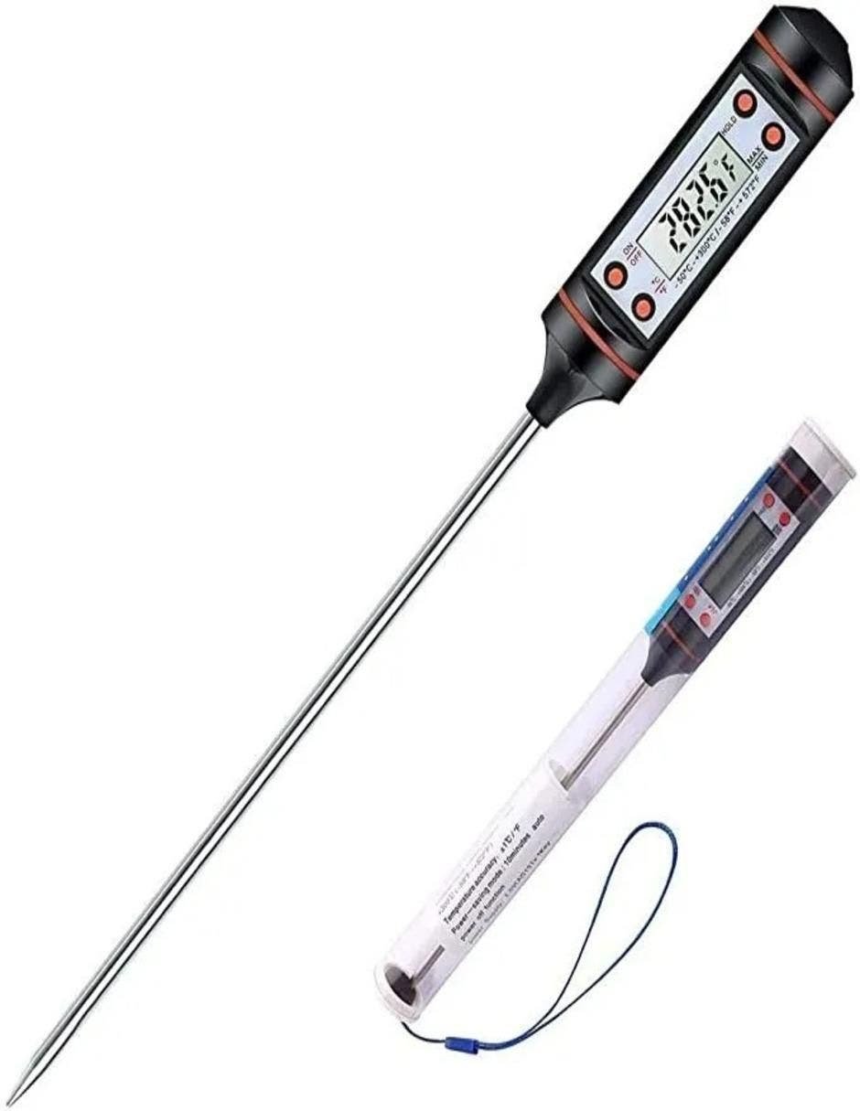 Thermometer Digital Kitchen with Sonda Stainless Steel | CMC Pharmacy Cabo Delivery in Cabo Thermometer Digital Kitchen with Sonda Stainless Steel
