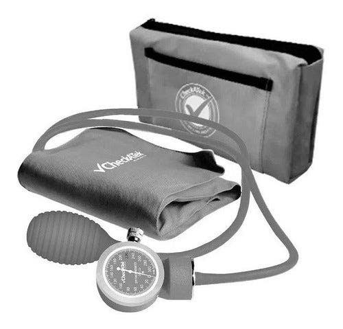 Kit Blood Pressure Monitor Aneroid Value Gray Checkatek Gray Aneroid | CMC Pharmacy Cabo Delivery in Cabo Kit Blood Pressure Monitor Aneroid Value Gray Checkatek Gray Aneroid